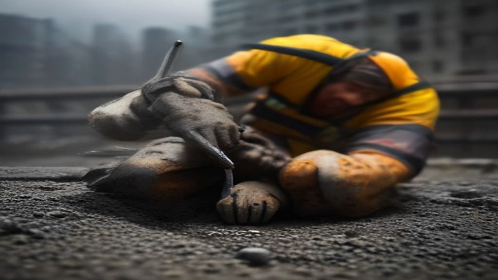 Trabalhador da construção inspecionando emendas de armaduras de aço em um canteiro de obras, ilustrando a importância da nova NBR 8548.